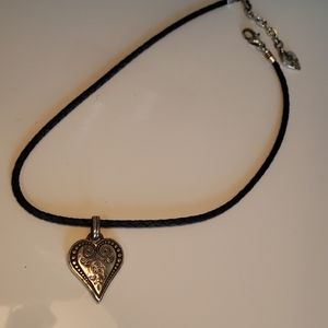 Brighton Necklace with heart charm